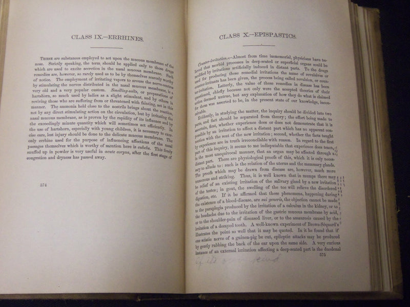 1883 A TREATISE ON THERAPEUTICS BY H. C. WOOD M. D. - MEDICA - KD 5860