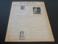 1952 AUGUST 26 NEW YORK TIMES - 2D NO-HITTER BY TRUCKS THIS YEAR - NT 5792