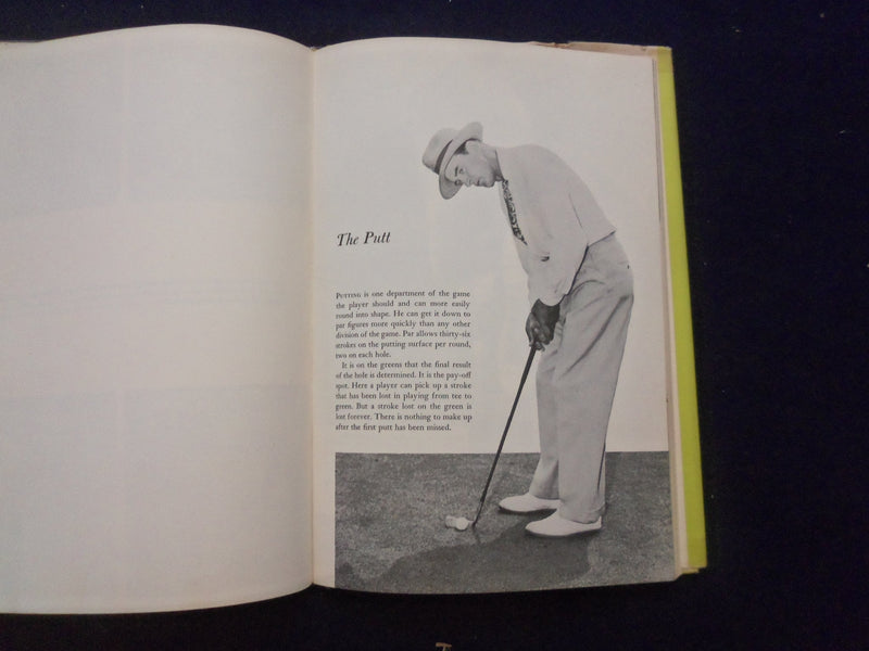 1952 SAM SNEAD HOW TO PLAY GOLF HARDCOVER BOOK - KD 8341