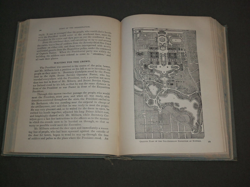 1901 MEMORIAL LIFE OF WILLIAM MCKINLEY HARDCOVER BOOK - KD 3904