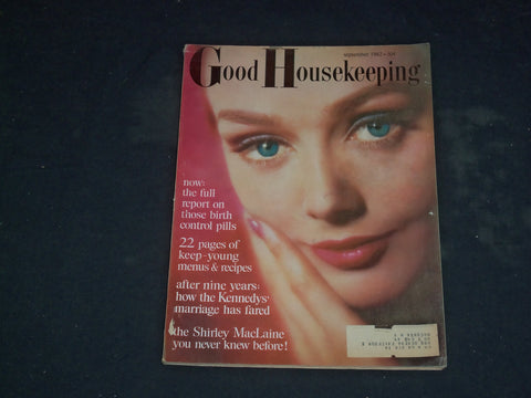 1962 SEPTEMBER GOOD HOUSEKEEPING MAGAZINE - NICE COVER, ARTICLES & ADS - B 4025