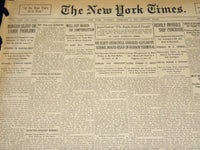 1915 FEBRUARY 2 NEW YORK TIMES - MORGAN SILENT ON LABOR PROBLEMS - NT 7763