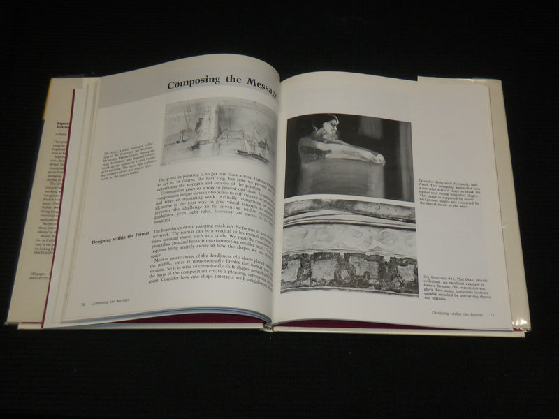 1982 EXPRESSIVE WATERCOLOR TECHNIQUES HARDCOVER BOOK BY ALBERT PORTER - R 727V