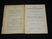 1938-1940 RIVISTA OTO NEURO OFTALMOLOGICA MAGAZINE LOT OF 3 - WR 572C