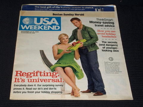 2006 NOVEMBER 24 BOSTON SUNDAY HERALD USA MAGAZINE - BAMBER & SACKHOFF - E 5247