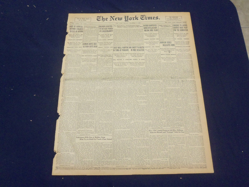 1923 DECEMBER 3 NEW YORK TIMES - SAVE PAINTING IN TOMB OF PHARAOH - NT 9211
