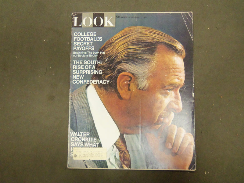 1970 NOVEMBER 17 LOOK MAGAZINE - WALTER CRONKITE - ST 2938