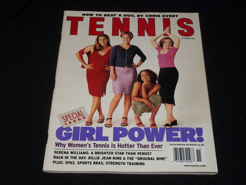 1999 NOVEMBER TENNIS MAGAZINE - GIRL POWER FRONT COVER - E 2269