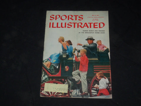 1957 MAY 20 SPORTS ILLUSTRATED MAGAZINE - GUSSIE BUSCH & FRIENDS - SP 8834