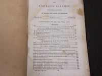 1845 HUNT'S MERCHANTS MAGAZINE AND COMMERCIAL REVIEW LOT OF 6 - WR 241N