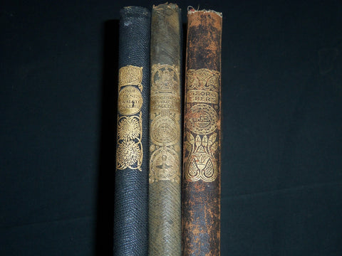1912-1913 LITTERATURENS MESTERVAERKER DANISH BOOK LOT OF 3 - KD 5592