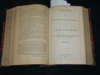 1857-1858 YALENSIA THE YALE LITERARY MAGAZINE BOUND VOLUME NO. 23 - KD 6042