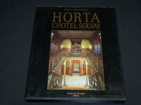 1996 HORTA L'HOTEL SOLVAY HARDCOVER BOOK W/ SLIPCASE - FRENCH - R 724A