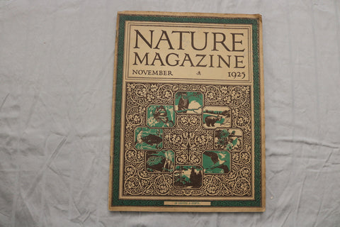 1925 NOVEMBER NATURE MAGAZINE - F 255C