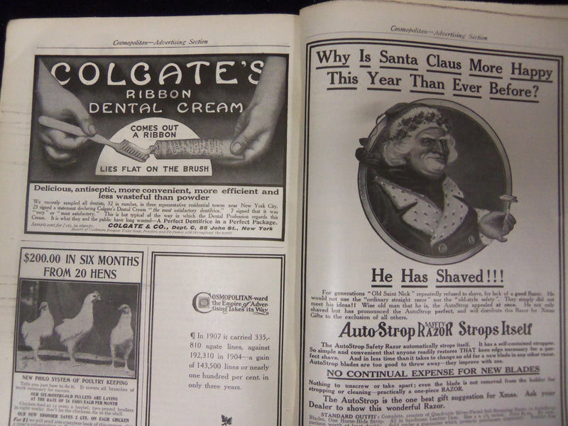 1909 JANUARY COSMOPOLITAN MAGAZINE - NICE COVER, ADS AND ARTICLES - ST 3027