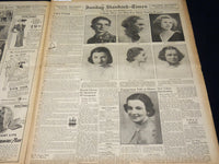 1938 SEPT 25 NEW BEDFORD STANDARD TIMES NEWSPAPER - TRAFFIC TO STORM - NT 8913