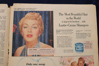 1952 JUNE 15 AMERICAN WEEKLY MAGAZINE - LANA TURNER AD - E 23231