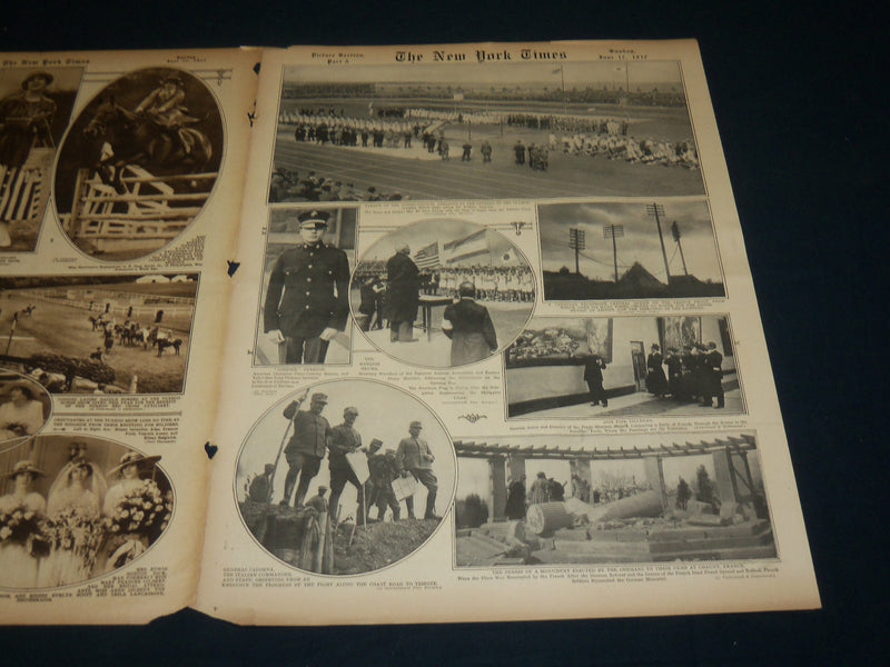 1917 JUNE 17 NEW YORK TIMES ROTO PICTURE SECTION - GERMAN SUB U-65 - NT 9379