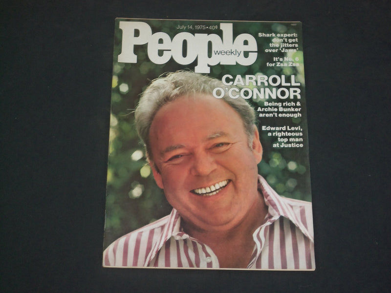 1975 JULY 14 PEOPLE MAGAZINE - CARROLL O'CONNOR - B 4775