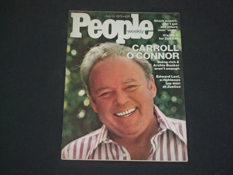 1975 JULY 14 PEOPLE MAGAZINE - CARROLL O'CONNOR - B 4775