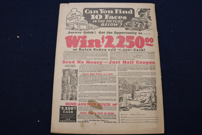 1935 DECEMBER 7 RADIO GUIDE MAGAZINE - JAMES MELTON COVER - E 9190
