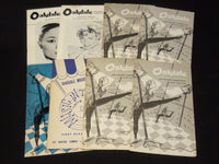 1954-1964 OAKDALE MUSICAL THEATRE PROGRAMS LOT OF 8 ISSUES - WALLINGFORD - K 638