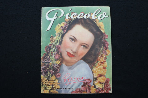 1950 APRIL 19 PICCOLO MAGAZINE - OLIVIA DE HAVILLAND COVER - E 25052