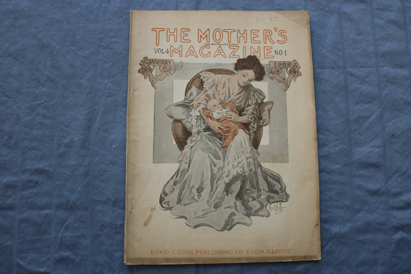 1909 JANUARY THE MOTHER'S MAGAZINE - GREAT ILLUSTRATIONS & STORIES - ST 1000I