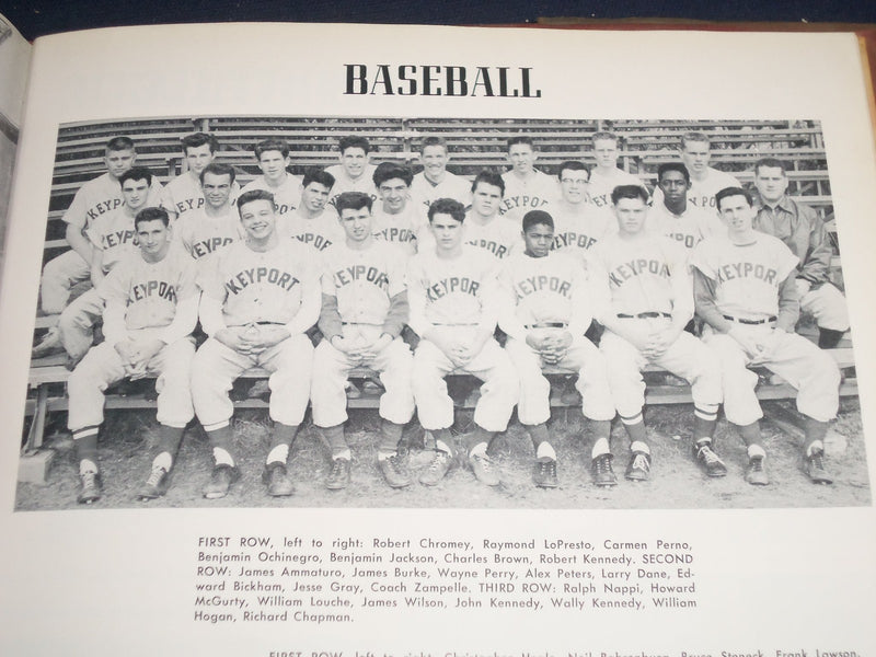 1958 THE KEY KEYPORT HIGH SCHOOL YEARBOOK - NEW JERSEY - GREAT PHOTOS - YB 495