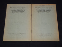 1905 MEDICAL COLLEGES OF OHIO BOOK BY F. C. WAITE LOT OF 2 - J 7443