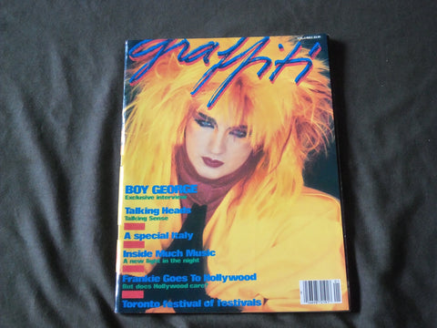 1984 NOVEMBER GRAFFITI MAGAZINE - VOLUME 1 NO. 1 - BOY GEORGE COVER - B 795