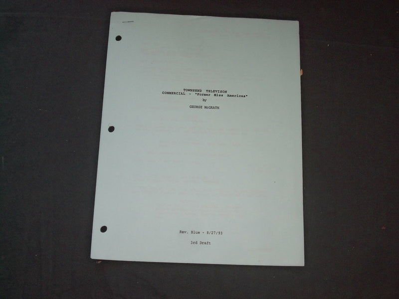 1993 TOWNSEND TELEVISION - TELEVISION SCRIPTS - LOT OF 7 - O 3097
