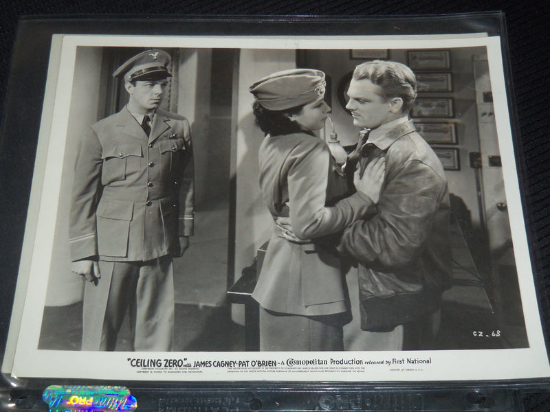CEILING ZERO MOVIE STILLS LOT OF 4 - JAMES CAGNEY - 8x10 - #57
