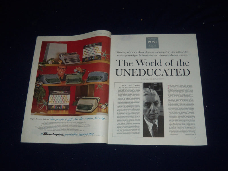 1959 NOVEMBER 28 THE SATURDAY EVENING POST MAGAZINE - ILLUSTRATED COVER- SP 5711