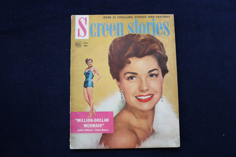 1952 NOVEMBER SCREEN STORIES MAGAZINE - ESTHER WILLIAMS COVER - E 12815