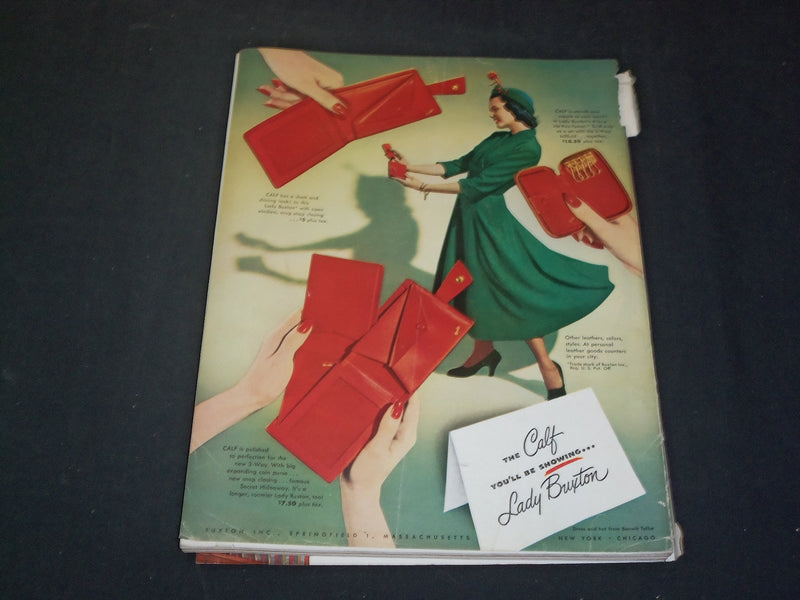 1948 OCTOBER MADEMOISELLE MAGAZINE - BRIDAL FASHIONS - SP 6745