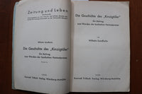 1939 DIE GESCHICHTE DES KINZIGTALER BY WILHELM SANDFUCHS - SOFTCOVER - K 3243