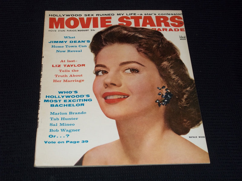 1956 AUGUST MOVIE STARS PARADE MAGAZINE - NATALIE WOOD COVER - E 13886
