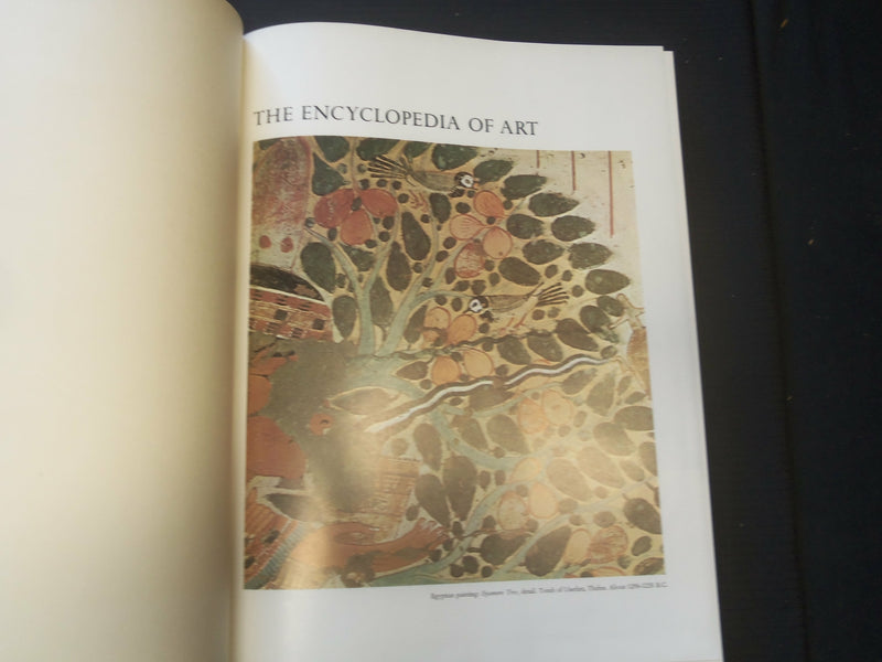 1971 THE ENCYCLOPEDIA OF ART HARDCOVER BOOK - R 732Z