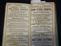 1854 WORCESTER ALMANAC DIRECTORY AND BUSINESS ADVERTISER - HENRY HOWLAND- J 9285