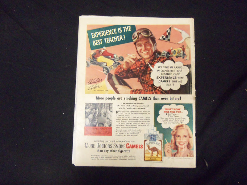 1947 AUGUST 19 LOOK MAGAZINE - GREAT COVER, PHOTOS & ADS - ST 2813