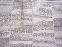 1870-1871 ESSEX COUNTY MERCURY NEWSPAPER LOT OF 12 ISSUES - SALEM - NP 2385