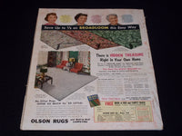 1957 JANUARY MCCALL'S MAGAZINE - NICE FASHION FRONT COVER - E 20264