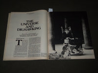 1983 JANUARY 23 NEW YORK TIMES MAGAZINE SECTION - STEPHEN HAWKING COVER - J 3068