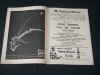 1950-1956 PLAYBILL PROGRAMS LOT OF 9 - ETHEL MERMAN - REX HARRISON - J 3892