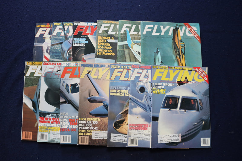 1975-1980 FLYING MAGAZINE - LOT OF 13 - O 3599