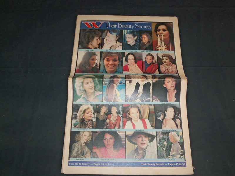 1979 MARCH 16-23 W MAGAZINE - GREAT STORIES, PHOTOS & ADS - NP 3356
