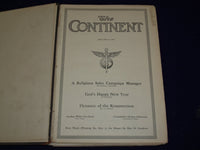 1918 JAN-JUNE THE CONTINENT MAGAZINE BOUND VOLUME - GREAT ARTICLES - KD 1460