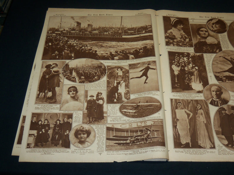 1923 JANUARY 7 NEW YORK TIMES ROTO PICTURE SECTION - GREAT PHOTOS - NT 9413