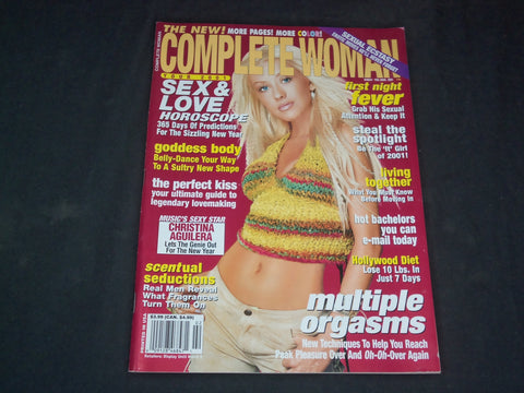 2001 FEBRUARY/MARCH COMPLETE WOMAN MAGAZINE - CHRISTINA AGUILERA - B 317